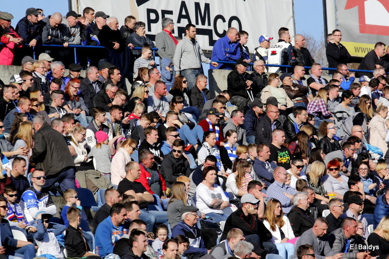 Kibice na sparingu z Grudziądzem (dużo zdjęć)
