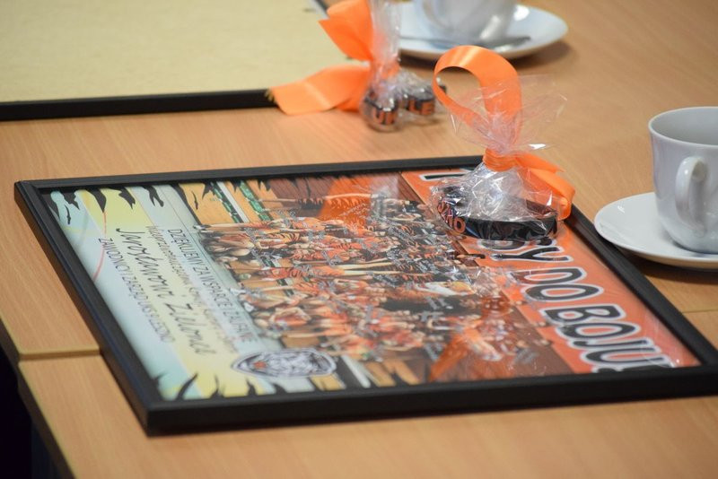 Gratulacje dla siatkarzy (zdjęcia)