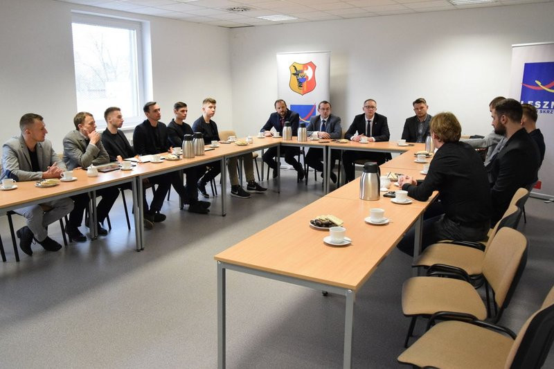 Gratulacje dla siatkarzy (zdjęcia)