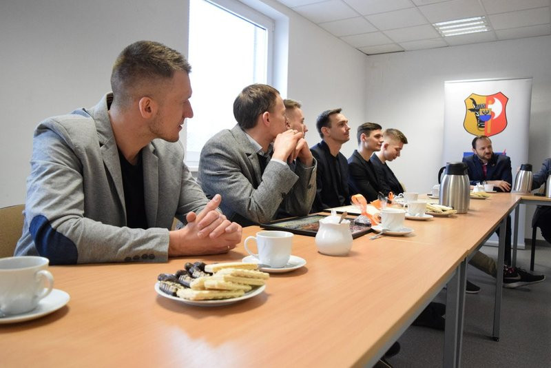 Gratulacje dla siatkarzy (zdjęcia)