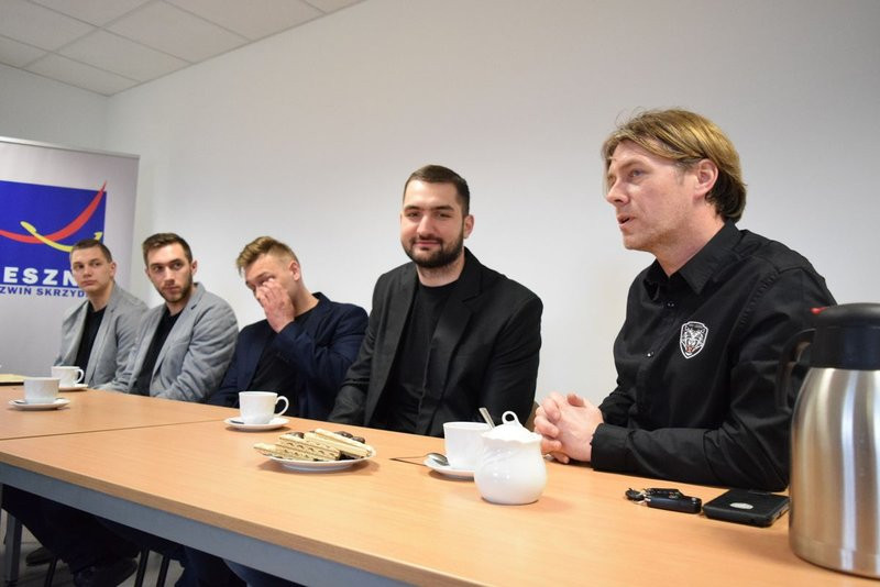 Gratulacje dla siatkarzy (zdjęcia)