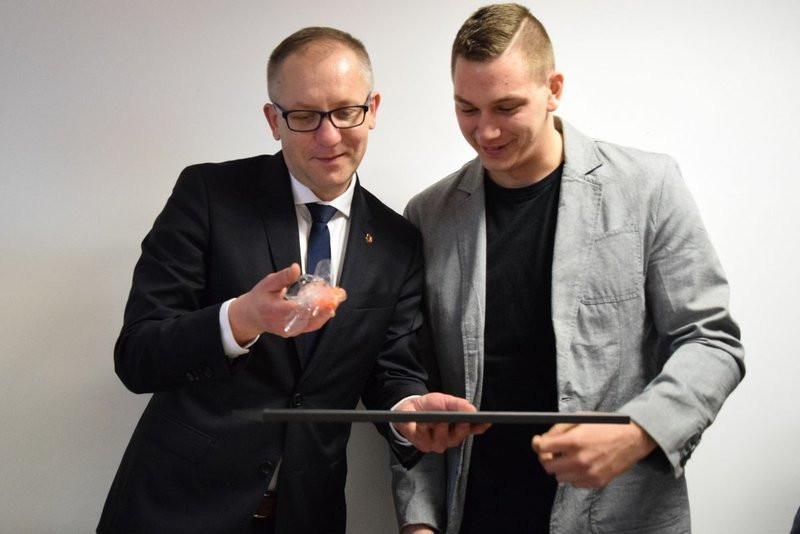 Gratulacje dla siatkarzy (zdjęcia)