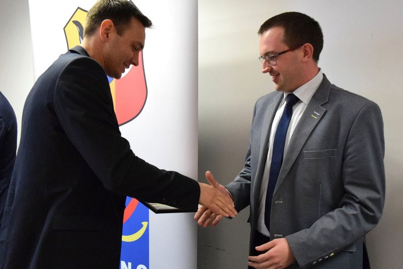 Gratulacje dla siatkarzy (zdjęcia)