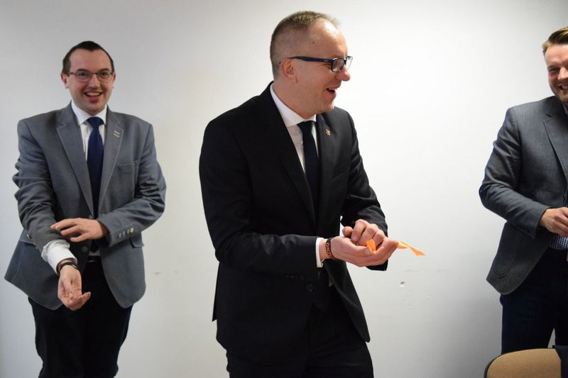 Gratulacje dla siatkarzy (zdjęcia)