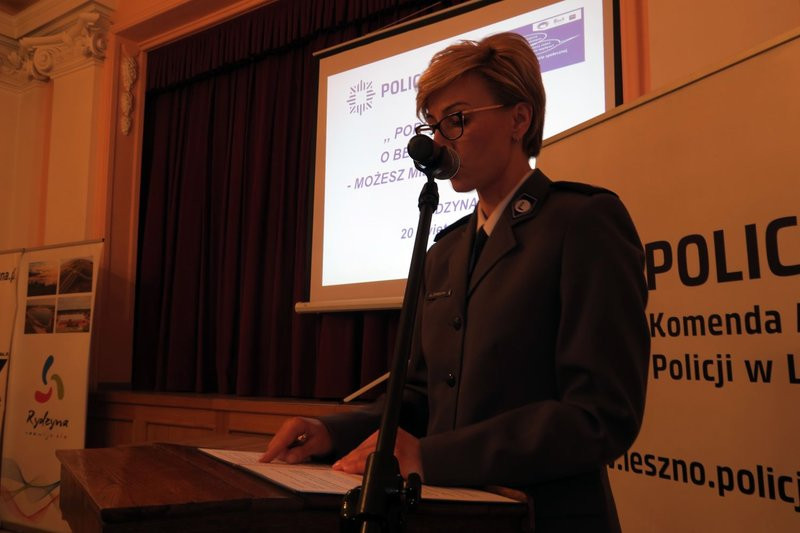 O bezpieczeństwie w Rydzynie (zdjęcia)