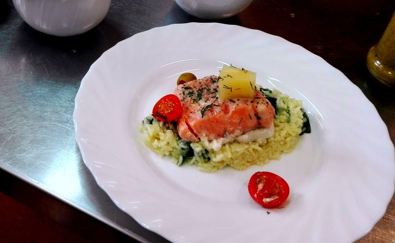 Łosoś w papilotach