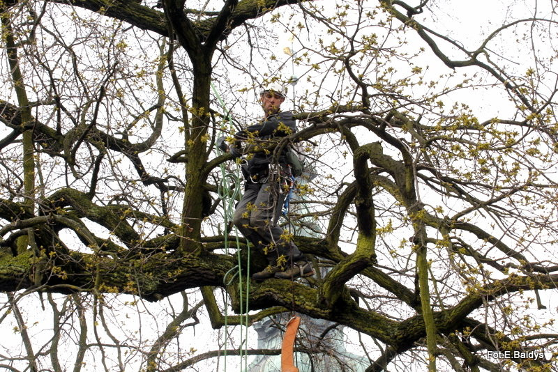 Alpiniści przycinają Bolka (zdjęcia)