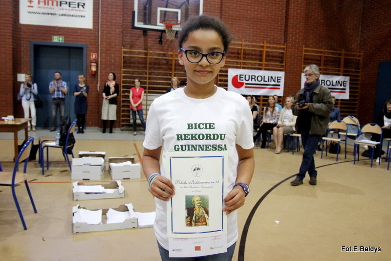 Matematyczny rekord w SP 13 (zdjęcia i film)