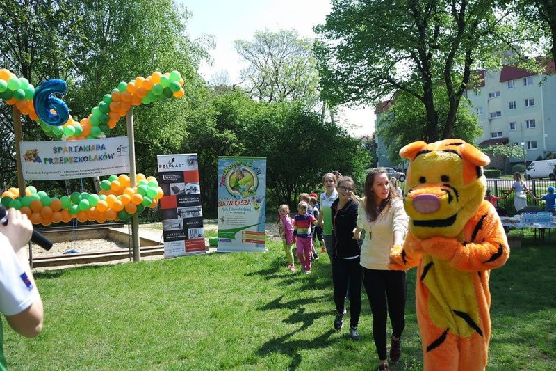 Spartakiada w Przedszkolu Miejskim nr 21
