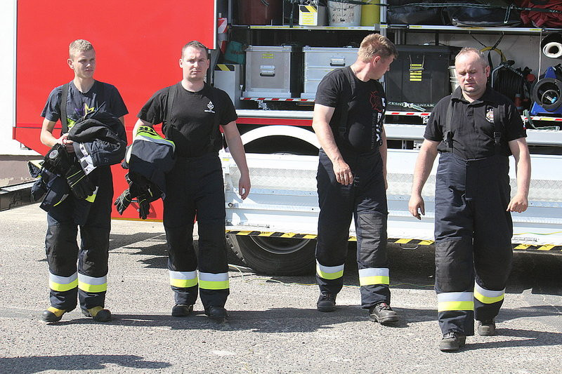 Niecodzienne ćwiczenia strażackie (zdjęcia)