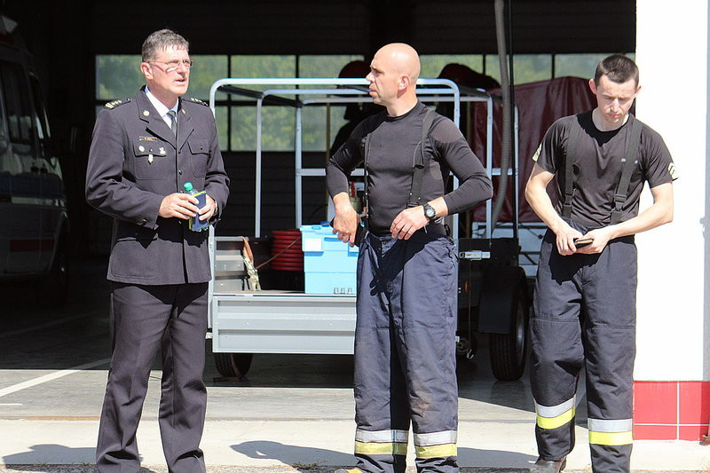 Niecodzienne ćwiczenia strażackie (zdjęcia)