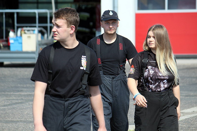 Niecodzienne ćwiczenia strażackie (zdjęcia)