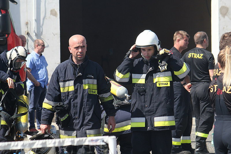 Niecodzienne ćwiczenia strażackie (zdjęcia)