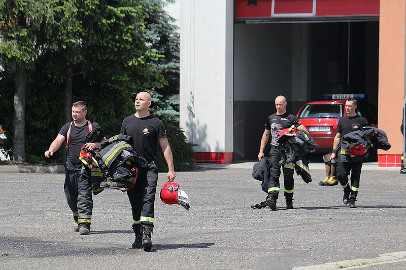Niecodzienne ćwiczenia strażackie (zdjęcia)