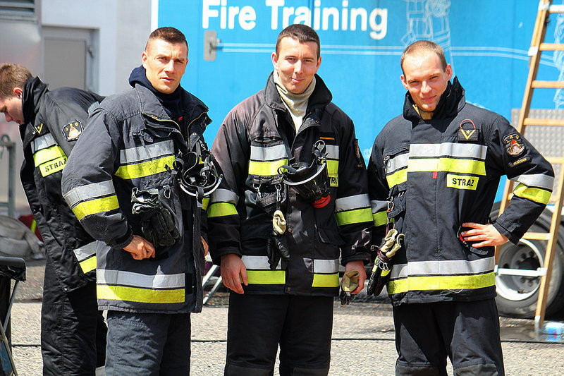 Niecodzienne ćwiczenia strażackie (zdjęcia)