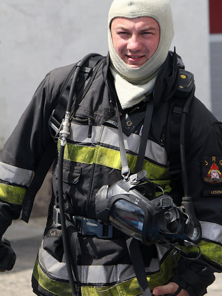 Niecodzienne ćwiczenia strażackie (zdjęcia)