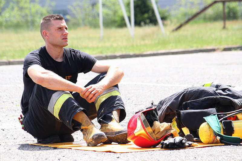 Niecodzienne ćwiczenia strażackie (zdjęcia)