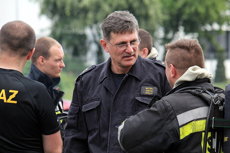 Niecodzienne ćwiczenia strażackie (zdjęcia)