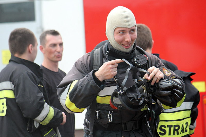 Niecodzienne ćwiczenia strażackie (zdjęcia)