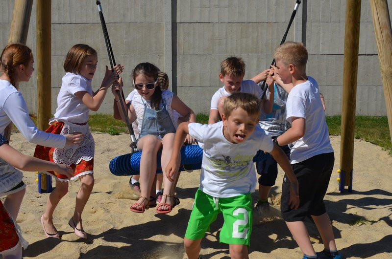 Plac zabaw na Dzień Dziecka