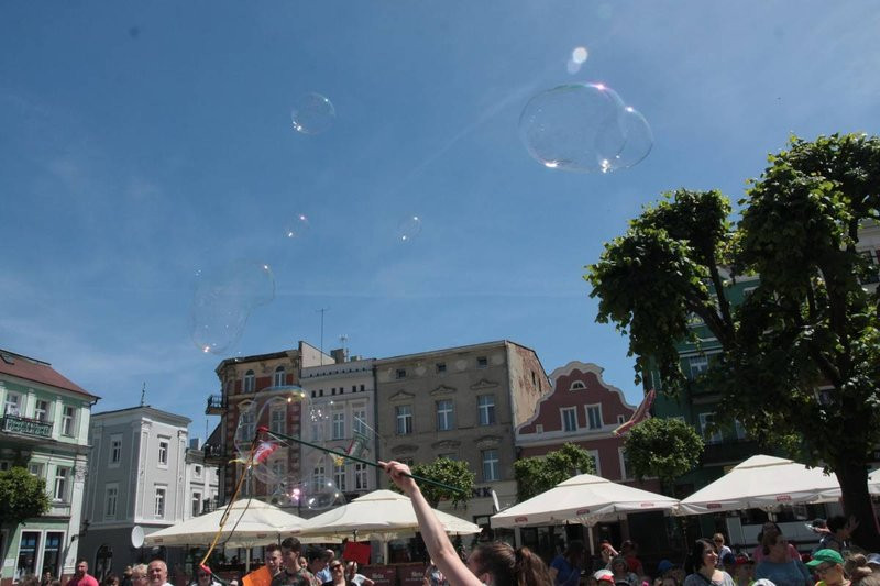 Rynek w bańkach mydlanych (zdjęcia)