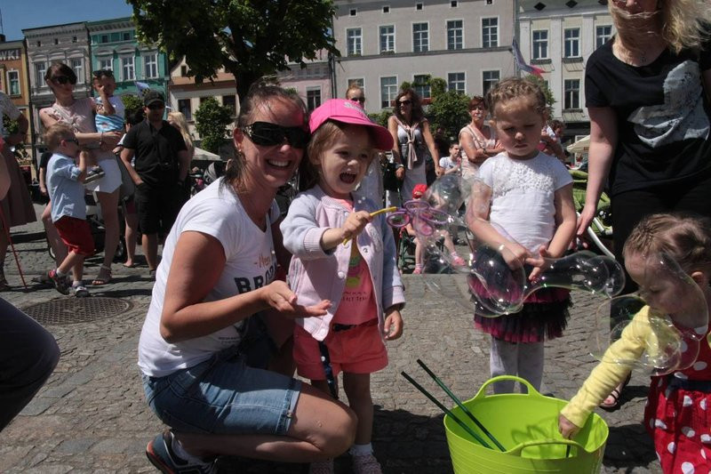 Rynek w bańkach mydlanych (zdjęcia)