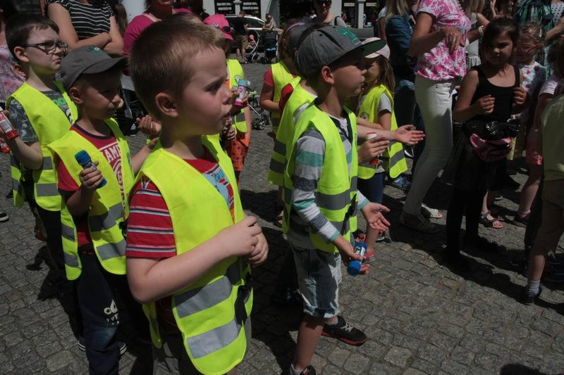 Rynek w bańkach mydlanych (zdjęcia)