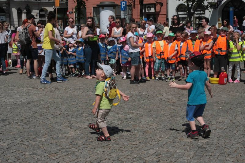 Rynek w bańkach mydlanych (zdjęcia)