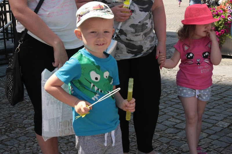 Rynek w bańkach mydlanych (zdjęcia)