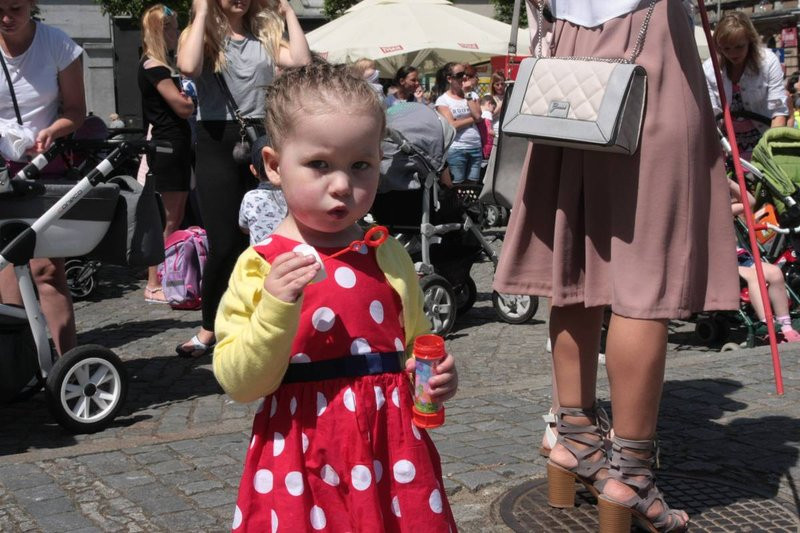 Rynek w bańkach mydlanych (zdjęcia)