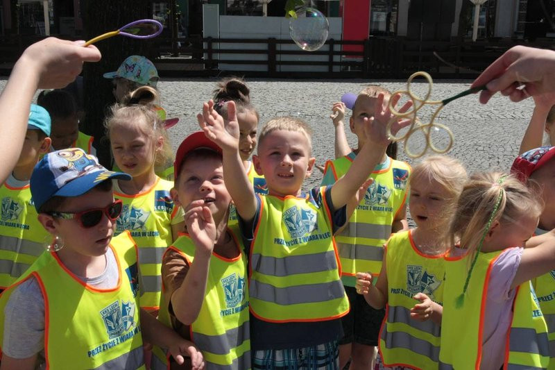 Rynek w bańkach mydlanych (zdjęcia)