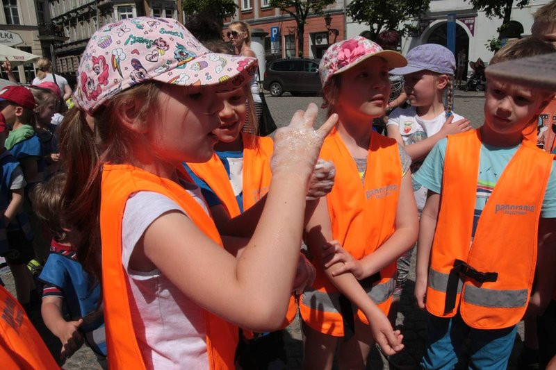Rynek w bańkach mydlanych (zdjęcia)