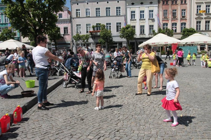 Rynek w bańkach mydlanych (zdjęcia)