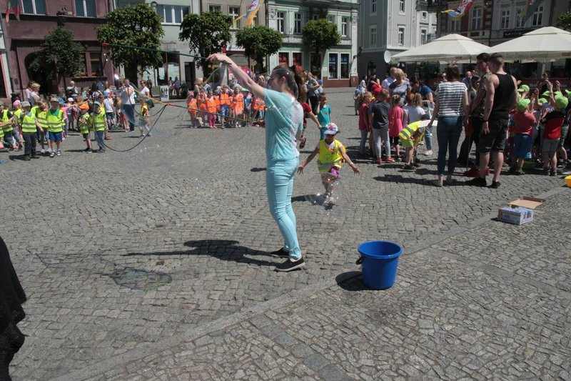 Rynek w bańkach mydlanych (zdjęcia)