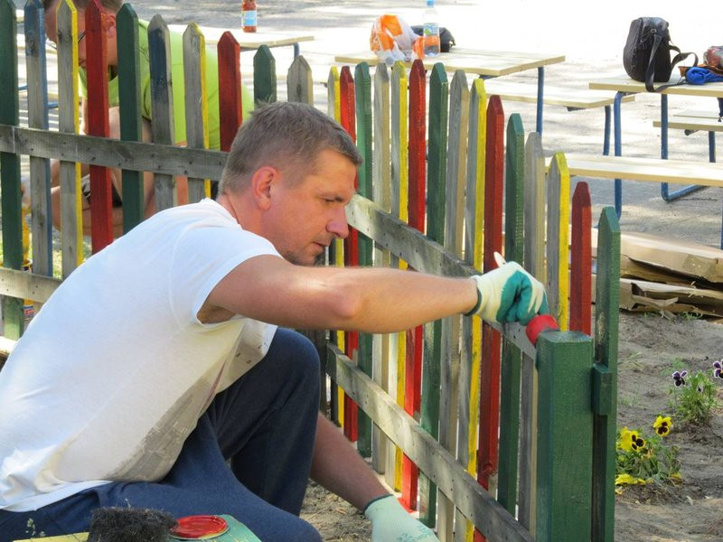W czynie społecznym dla przedszkola (zdjęcia)