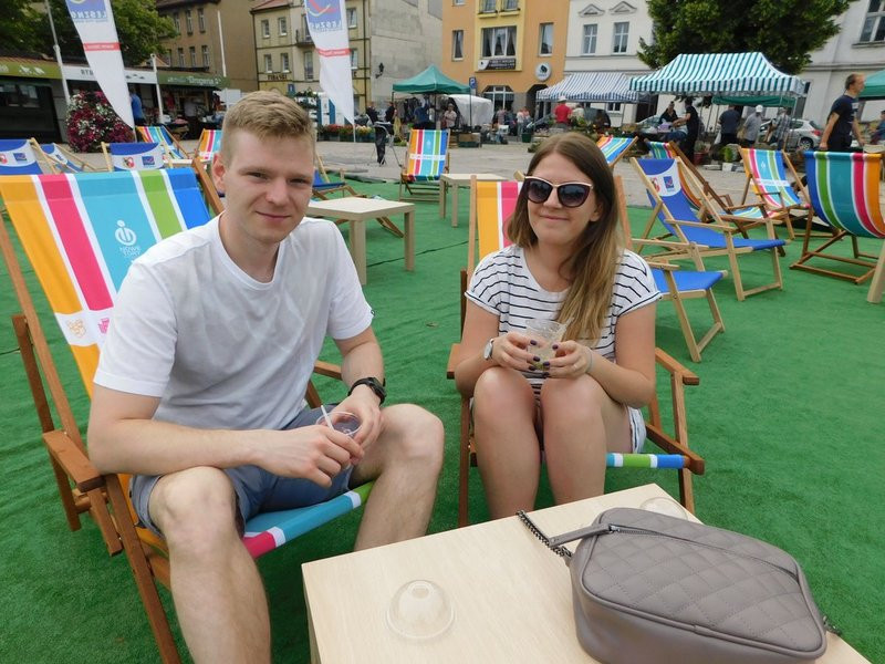 Palmy i piasek na Nowym Rynku (zdjęcia)