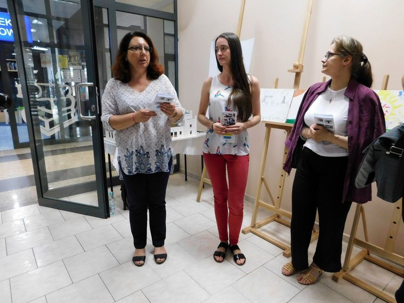 Poplenerowa wystawa na dworcu (kilka zdjęć)