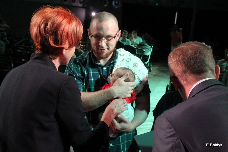 Becikowe od pani minister i prezydenta (zdjęcia)