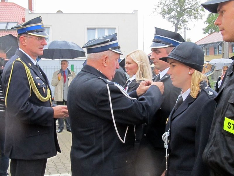 Deszczowy jubileusz strażaków (zdjęcia)