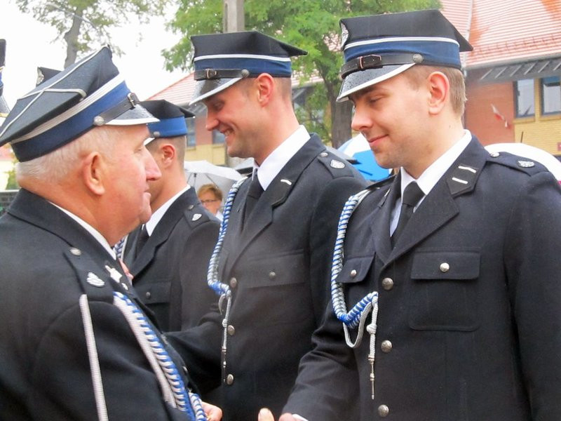 Deszczowy jubileusz strażaków (zdjęcia)