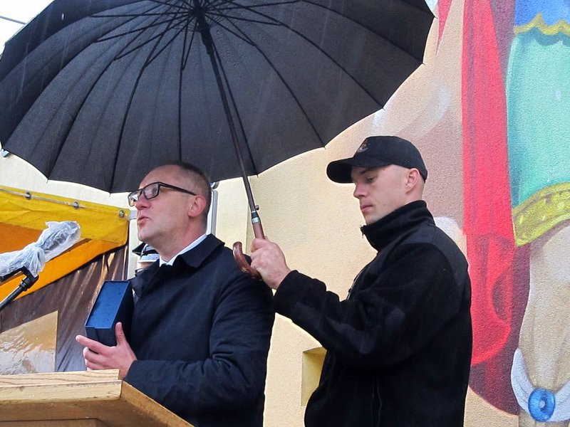 Deszczowy jubileusz strażaków (zdjęcia)