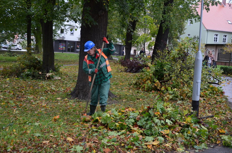 Wichura zdemolowała Leszno i powiat (zdjęcia)