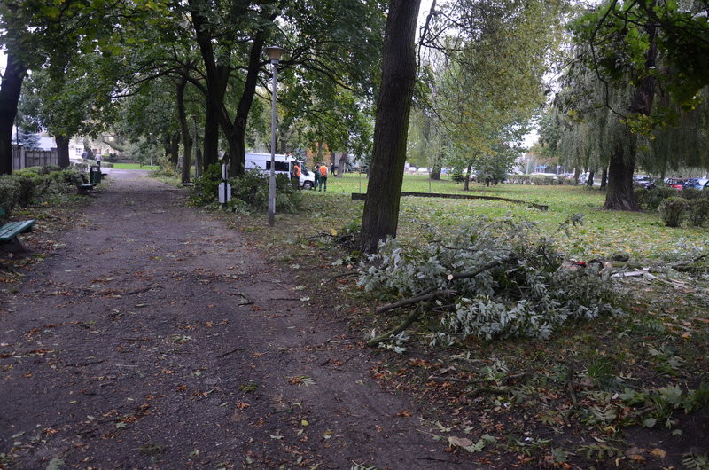 Wichura zdemolowała Leszno i powiat (zdjęcia)
