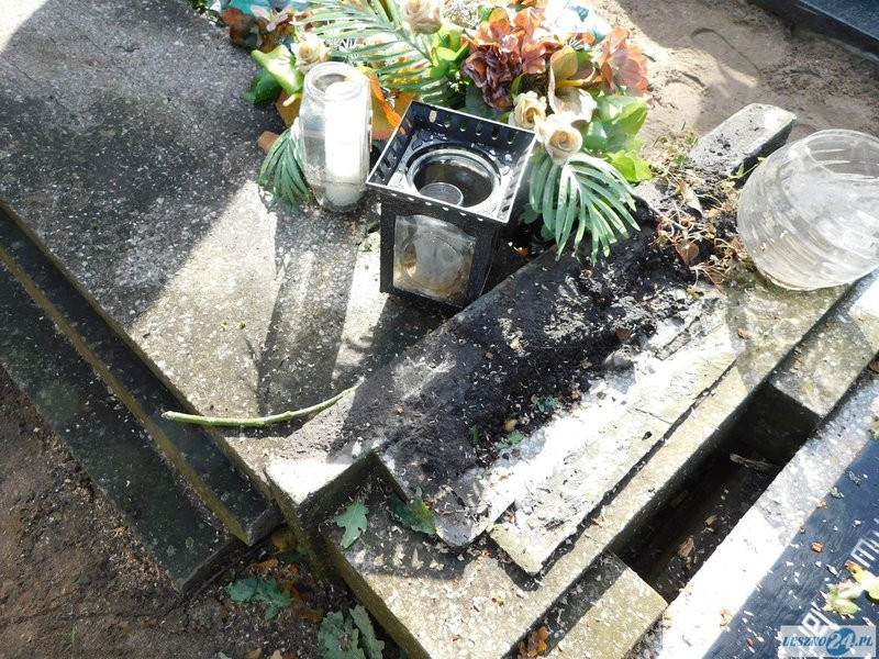 Huragan zdewastował cmentarz w Strzyżewicach (zdjęcia)