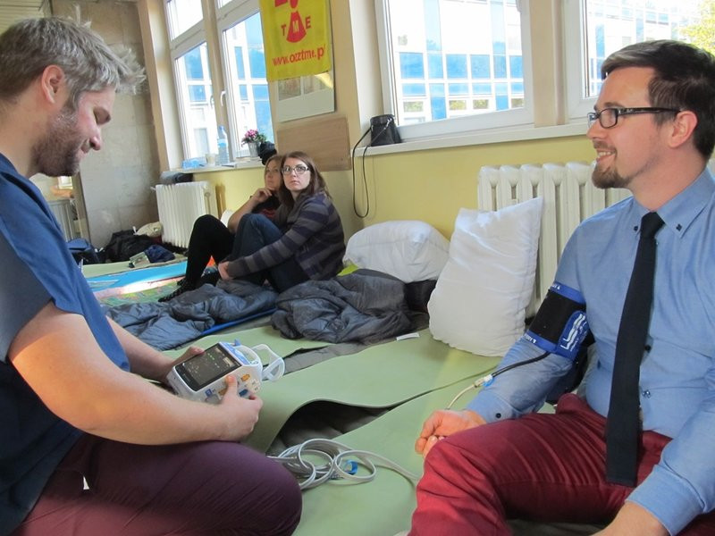 Piątek - drugi dzień głodówki w szpitalu (zdjęcia)