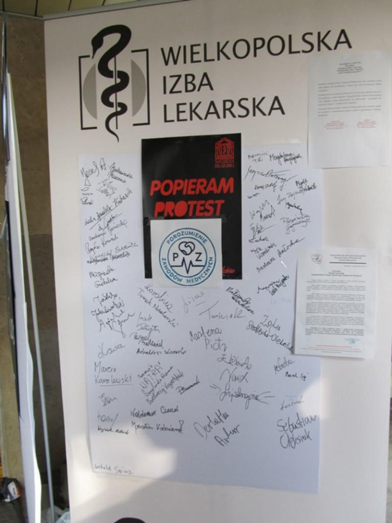 Piątek - drugi dzień głodówki w szpitalu (zdjęcia)