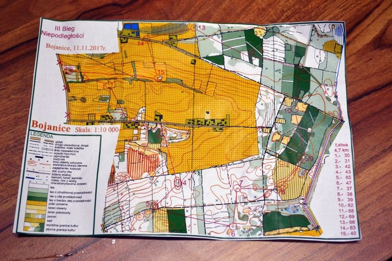 Biegano w Bojanicach (zdjęcia)