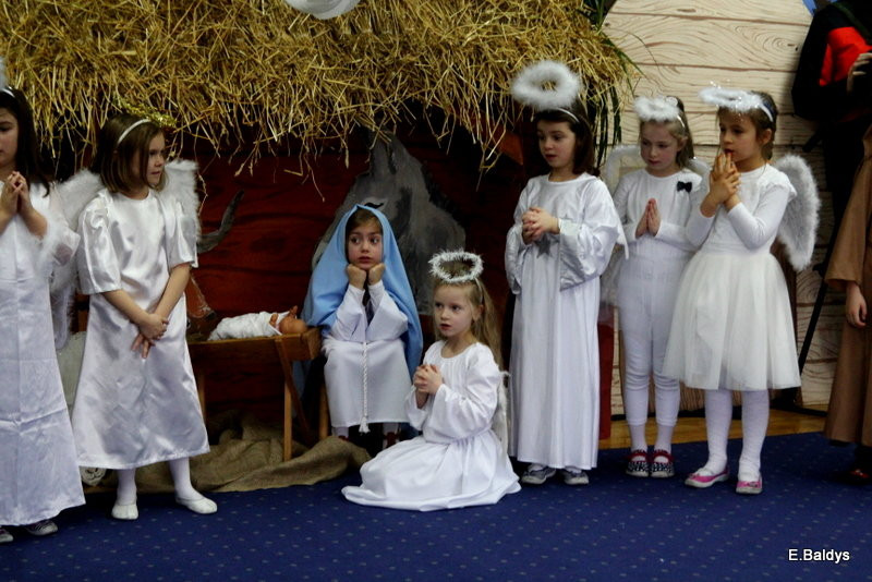 Jasełka i opłatek w PM 19 (zdjęcia)