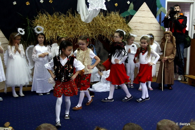 Jasełka i opłatek w PM 19 (zdjęcia)