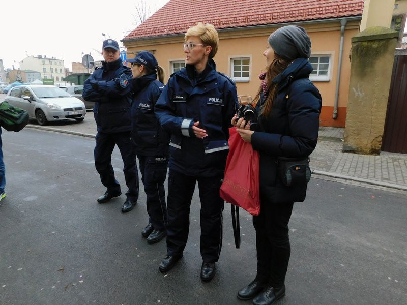 Patrol policyjno - uczniowski (zdjęcia)